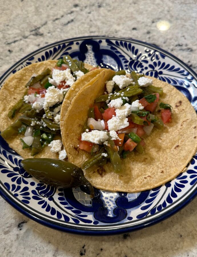 Tacos de Nopales/Cactus Tacos