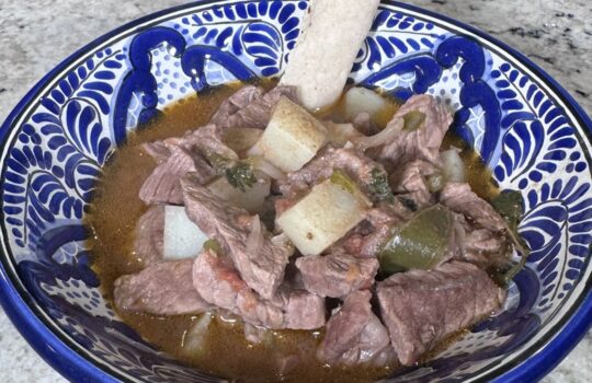Bistec con Papas