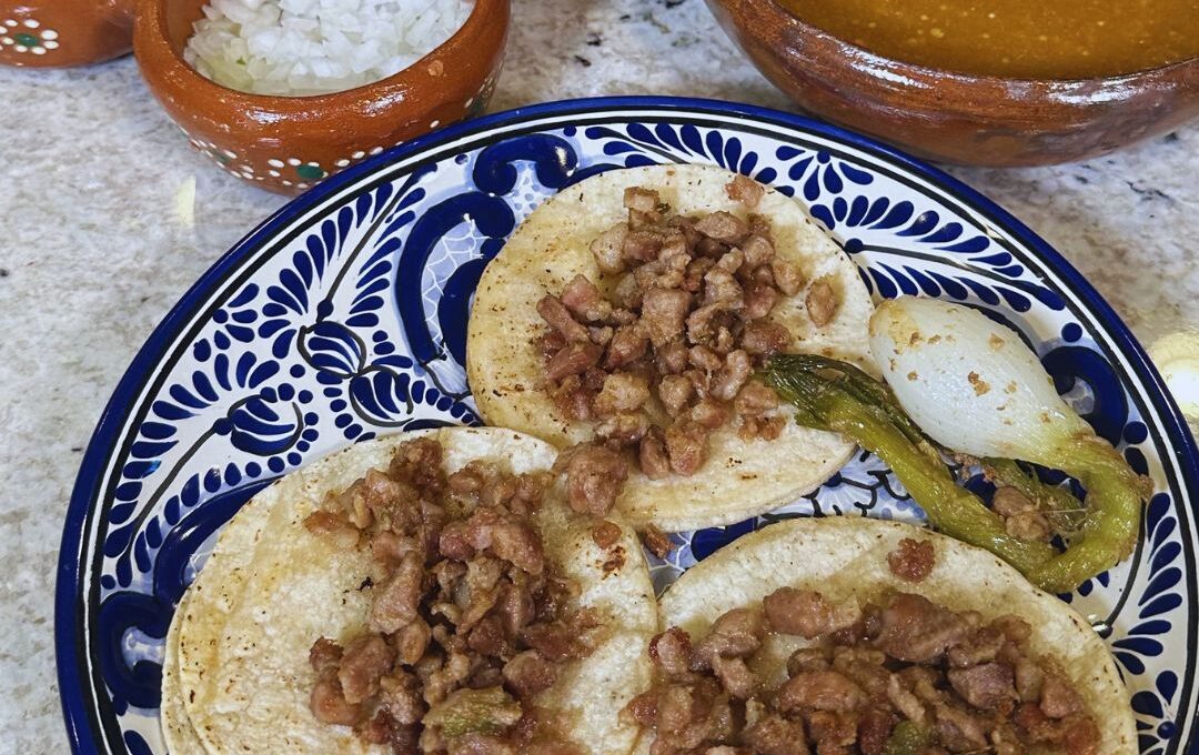 Tacos de Carne Picada de Puerco