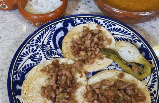 Tacos de Carne Picada de Puerco